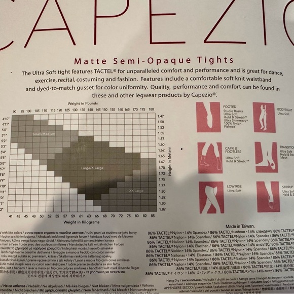 Capezio trans bodytight- new and unopened! - Picture 4 of 6